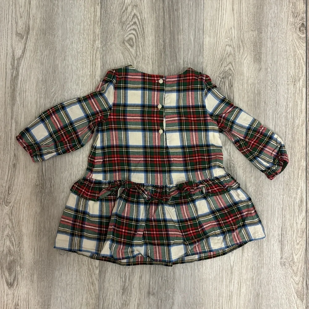 Baby Gap 12-18 months Plaid Holiday dress